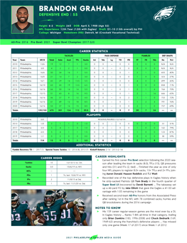 Brandon Graham Defensive End | 55