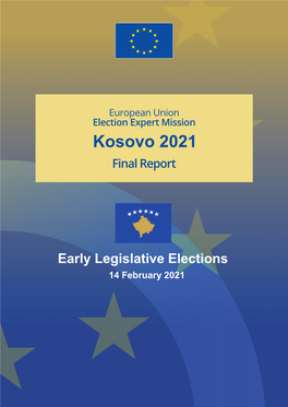 European Union Election Expert Mission Kosovo 2021 Final Report