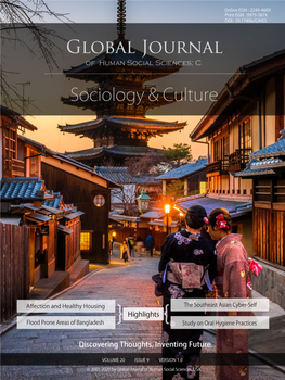 Global Journal of Human Social Science with the Subjective City of the Post-Pandemic, in Addition to the Espaço Para Ativar Fobias