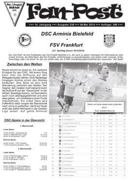 FSV Frankfurt DSC Arminia Bielefeld