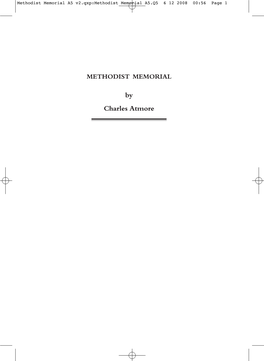 Methodist Memorial A5 V2.Qxp:Methodist Memorial A5.Q5 6 12 2008 00:56 Page 1