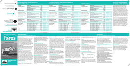 Passenger and Vehicle Fare Information Surcharges Seattle/Bainbridge, Seattle/Bremerton, Edmonds/Kingston Fauntleroy/Vashon