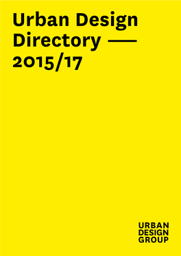 Urban Design Directory ― 2015/17