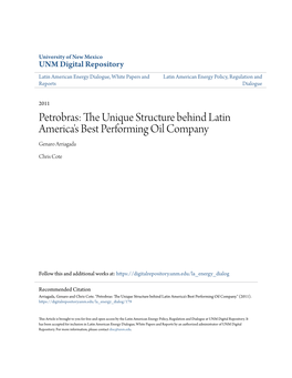 Petrobras: the Unique Structure Behind Latin America's Best