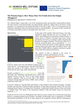 The Panama Papers: How Money Does Not Trickle Down but Simply ‘Disappears’ Published on 12