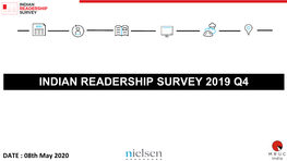 Indian Readership Survey 2019 Q4