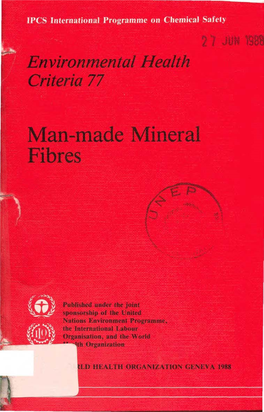 Man-Made Mineral Fibres