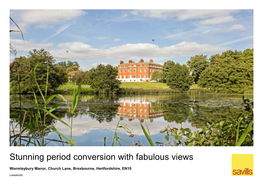 Stunning Period Conversion with Fabulous Views London