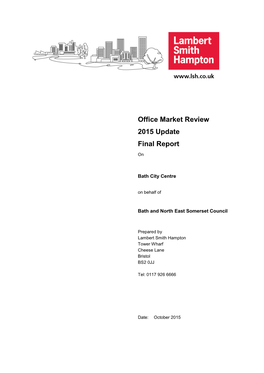 Office Market Review 2015 Update Final Report