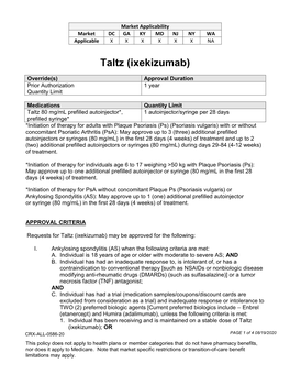 Taltz (Ixekizumab)