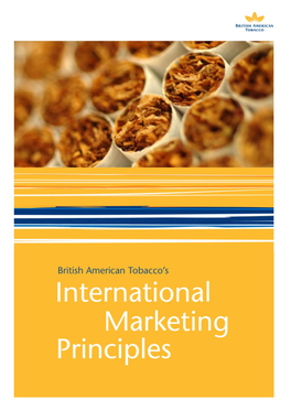 International Marketing Principles