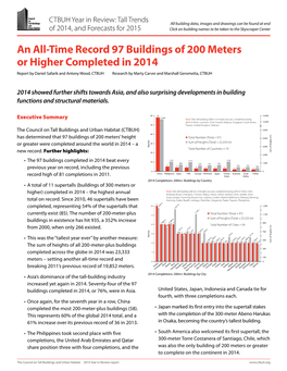 An All-Time Record 97 Buildings of 200 Meters Or Higher Completed In