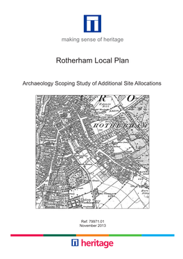 Rotherham Local Plan