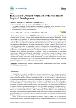 Cross-Border) Regional Development