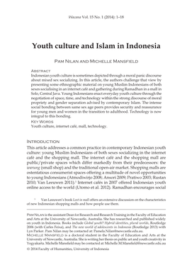 Youth Culture and Islam in Indonesia