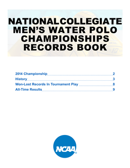 National Collegiate Men's Water Polo Championships
