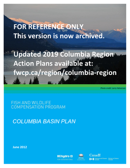 Columbia Basin Plan