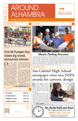 San Gabriel High School Newspaper Wins Two NSPA Awards for Cartoon