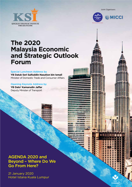 The 2020 Malaysia Economic and Strategic Outlook Forum