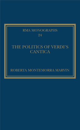 The Politics of Verdi's Cantica