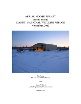 Moose Survey Report 2013