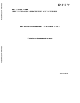 World Bank Document