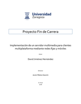 Proyecto Fin De Carrera