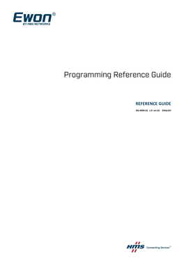 Programming Reference Guide