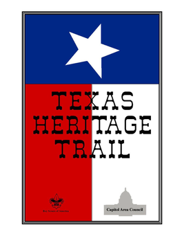 TEXAS HERITAGE TRAIL Boy Scouts of America