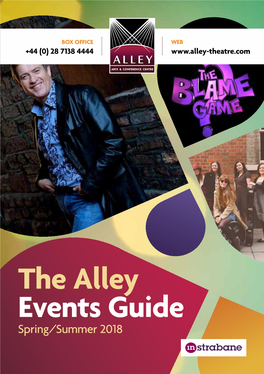 The Alley Events Guide Spring/Summer 2018