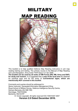 Military Map Reading V2.0