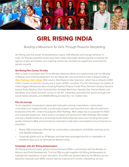 Girl Rising India