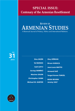 Review of Armenian Studies 31 No