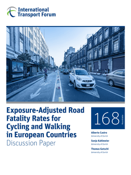 Exposure-Adjusted Road Fatality Rates for Cycling and Walking In