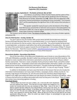 FRSM Newsletter September 2013