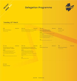 Belfast MIPIM 2020 Delegation Programme