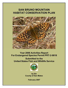 San Bruno Mountain Habitat Conservation Plan