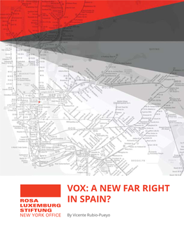 Vox: a New Far Right in Spain?