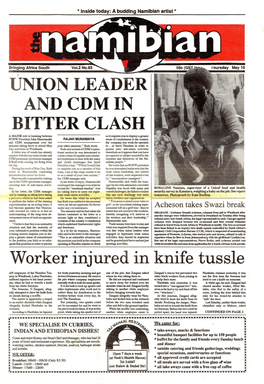 Union Leader Andcdmin Bitter Clash