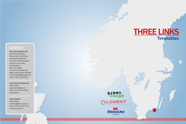 THREE LINKS Timetables