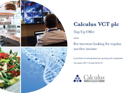 Calculus VCT Plc Top up Offer