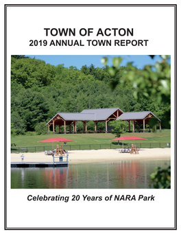 2019 Annual Town Report