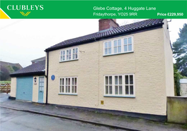 Glebe Cottage, 4 Huggate Lane