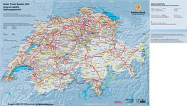 Swiss Travel System Map 2021