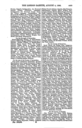 THE LONDON GAZETTE, AUGUST 4, 1893. 4459 Ffp. 26429, •