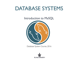 Introduction to Mysql