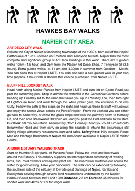 Hawkes Bay Walks
