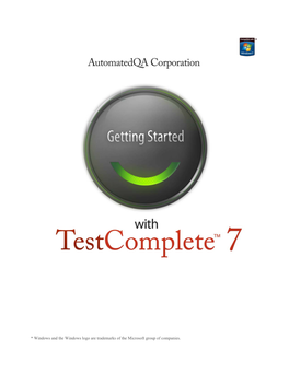 Getting Started with Testcomplete 7