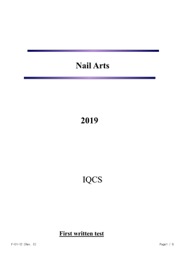 Nail Arts 2019 IQCS