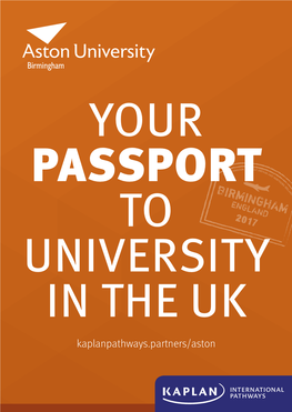 Your Passport to University in the Uk